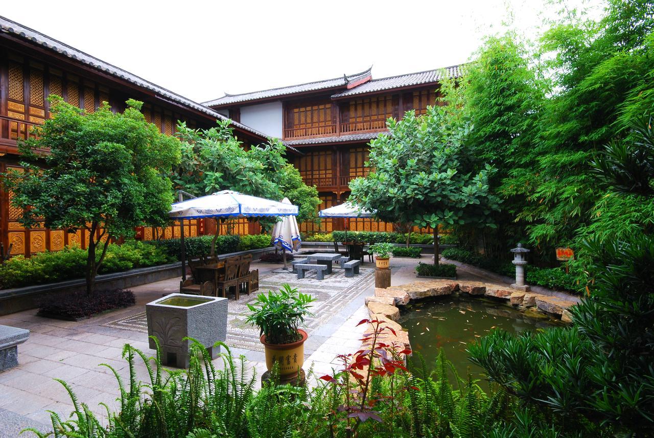 Lijiang Jinfu Hotel Bagian luar foto